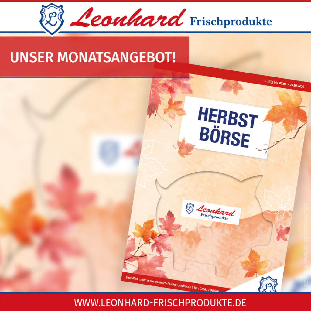 Unser Monatsangebot Oktober